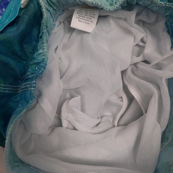 Gymboree Boys Swim Trunks Ocean Waves Geometric Size‎ Small 5/6 Boys - Picture 5 of 5
